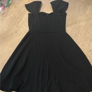 Wild Fable Black Fit and Flare Mini Dress